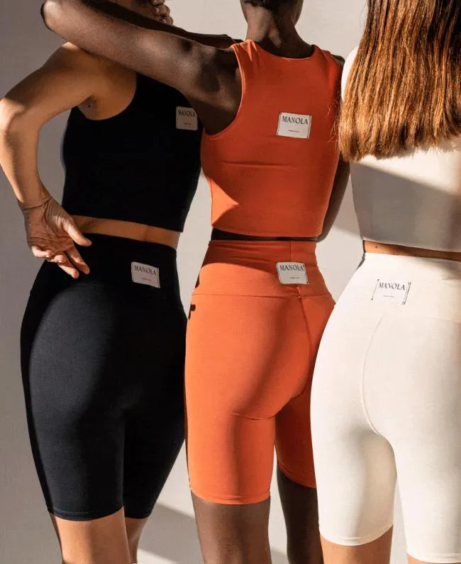 ALOHAS Sportswear Core 8211 Orange Econyl Leggings 8211 Women