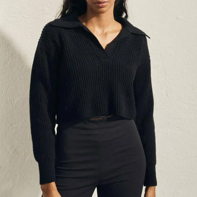 ALOHAS Sweaters and Cardigans Airliner 8211 Black Knit Top 8211 Women