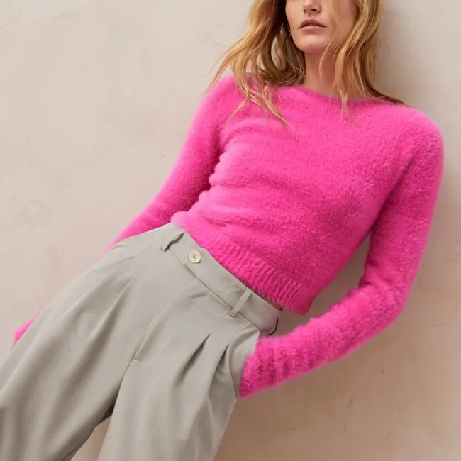 ALOHAS Sweaters and Cardigans Deli 8211 Pink Knitted Sweater 8211 Women