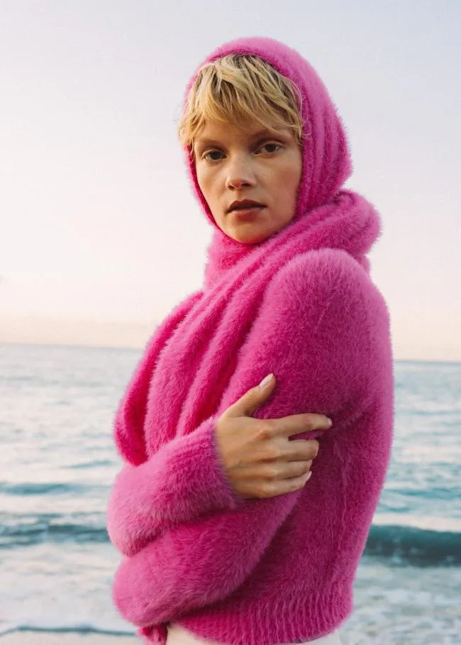 ALOHAS Sweaters and Cardigans Deli 8211 Pink Knitted Sweater 8211 Women