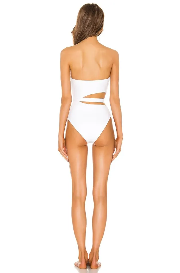 American Girl One Piece White Women Lovers and Friends Swimsuits and CoverUps