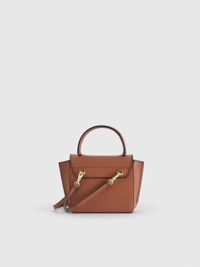 ATP Atelier Crossbody Bags Montalcino Brandy Leather Mini Handbag Brandy 8211 Women