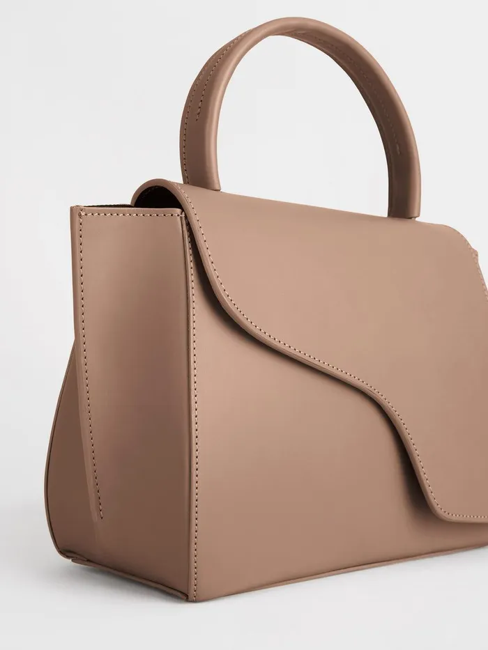 ATP Atelier Handbags Arezzo Hazelnut Leather Handbag Hazelnut 8211 Women