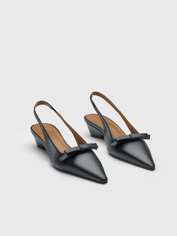 ATP Atelier Pumps and Heels Fumane Black Nappa Slingbacks Black 8211 Women