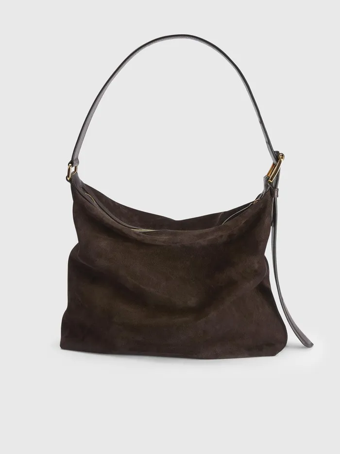 ATP Atelier Shoulder Bags Bassano Walnut SuedeLeather Tote Bag Walnut 8211 Women