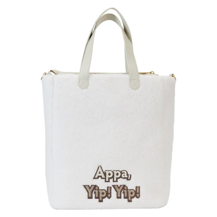 Avatar The Last Airbender Appa Cosplay Plush Tote Bag With Momo Charm Unisex Loungefly Bags and Wallets