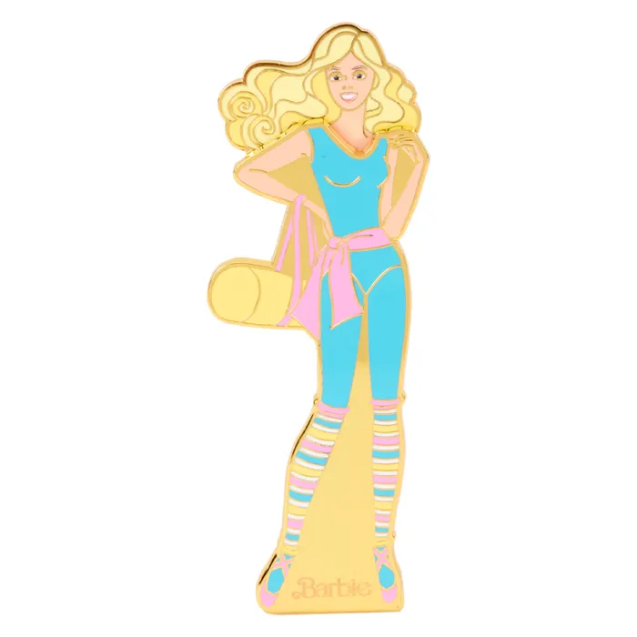 Barbie 65th Anniversary Paper Doll Magnetic Pin Set Unisex Loungefly Enamel Pins