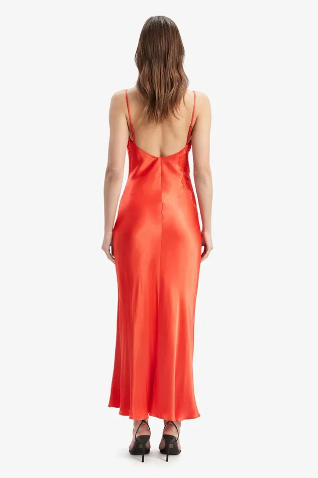 Bardot Occasion Dresses Avoco Lace Detail Midi Dress In Fire Red 8211 Women Bardot Occasion Dresses Avoco Lace Detail Midi Dress In Fire Red 8211 Women