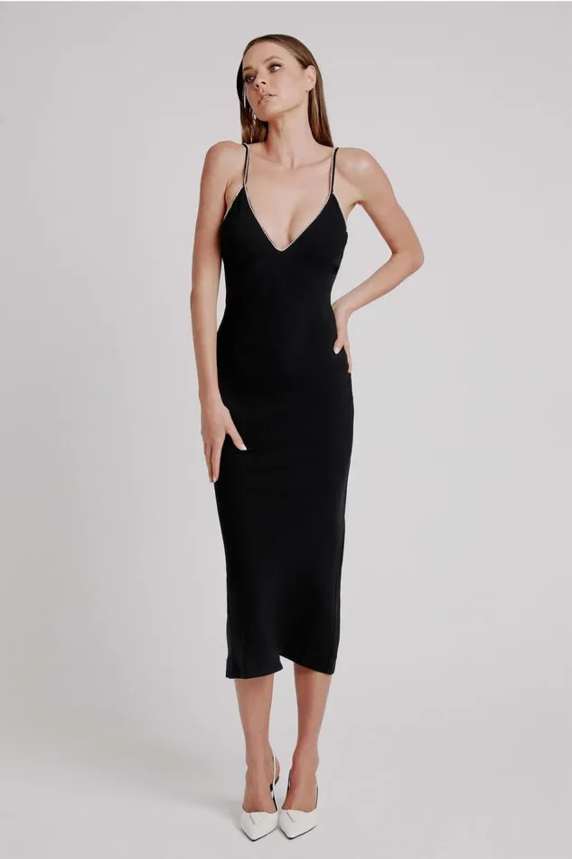 Bardot Party Dresses Vira Diamonte Dress In Black 8211 Women
