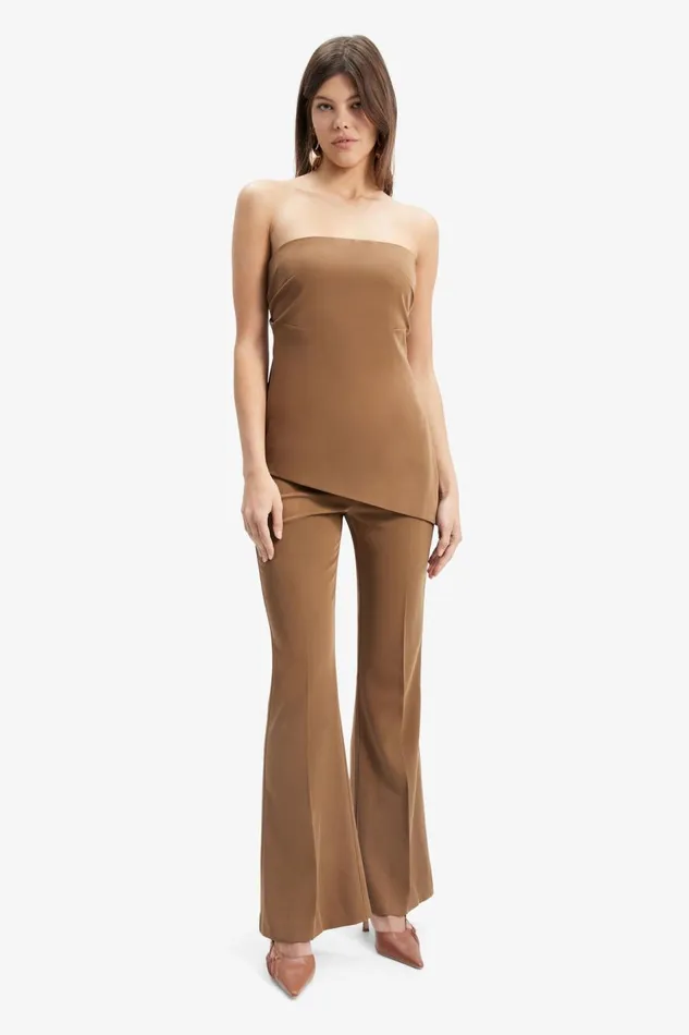 Bardot Party Tops Cosmos Strapless Top In Chocolate 8211 Women Bardot Party Tops Cosmos Strapless Top In Chocolate 8211 Women