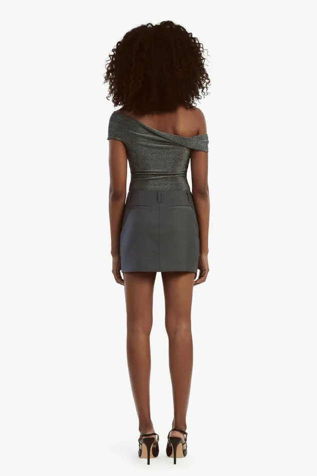 Bardot Skirts Maika Mid Rise Mini Skirt In Dark Grey 8211 Women Bardot Skirts Maika Mid Rise Mini Skirt In Dark Grey 8211 Women