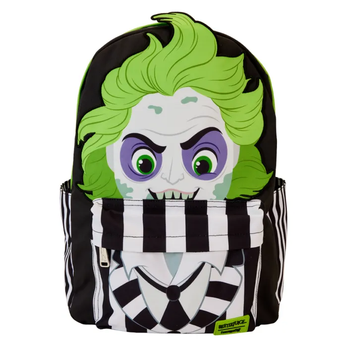 Beetlejuice Cosplay Nylon FullSize Backpack Unisex Loungefly Backpacks