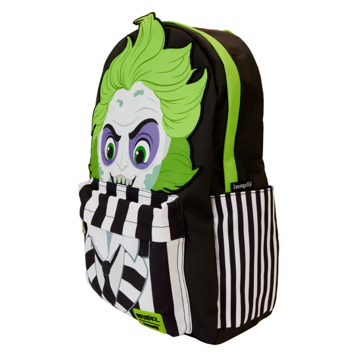 Beetlejuice Cosplay Nylon FullSize Backpack Unisex Loungefly Backpacks