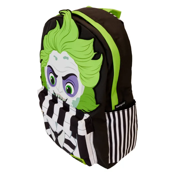 Beetlejuice Cosplay Nylon FullSize Backpack Unisex Loungefly Backpacks