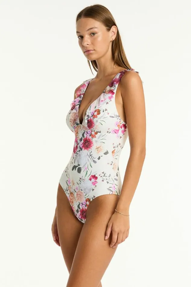 Belle Frill One Piece Belle Coconut Women Sea Level One Pieces