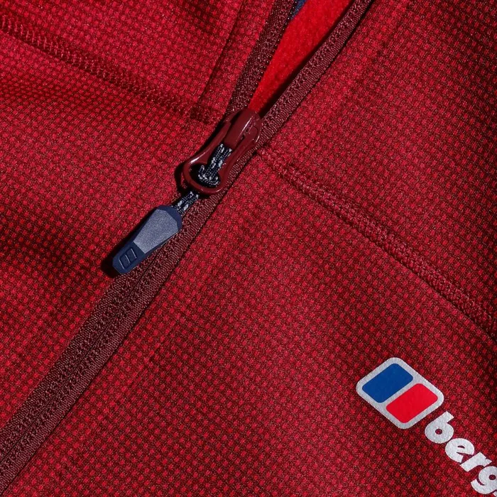 Berghaus Fleece Pravitale MTN 20 Hooded Jacket 8211 Dark RedRed 8211 Men