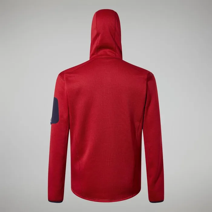 Berghaus Fleece Pravitale MTN 20 Hooded Jacket 8211 Dark RedRed 8211 Men