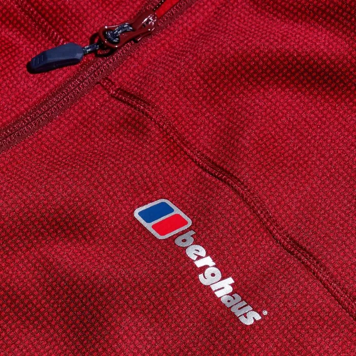 Berghaus Fleece Pravitale MTN 20 Hooded Jacket 8211 Dark RedRed 8211 Men