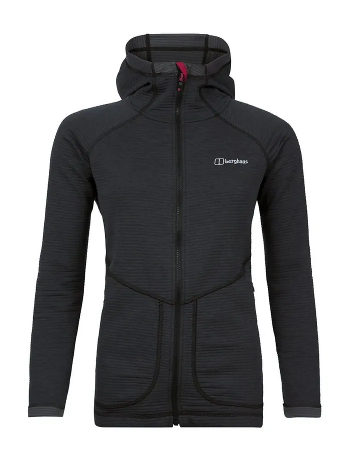 Berghaus Fleece Redonda Hooded Fleece 8211 Black Grey 8211 Women