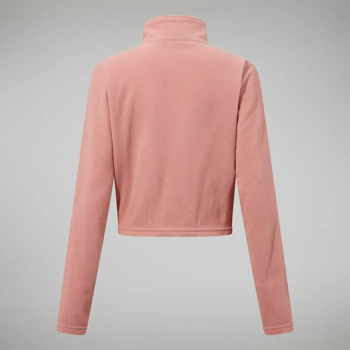 Berghaus Fleece Urban Prism Crop Half Zip 8211 Pink 8211 Women
