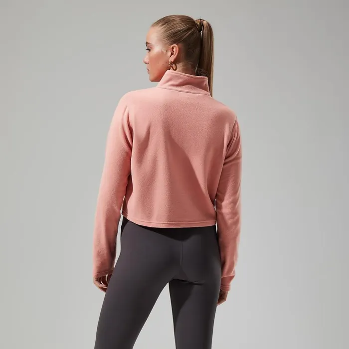 Berghaus Fleece Urban Prism Crop Half Zip 8211 Pink 8211 Women