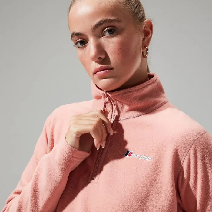 Berghaus Fleece Urban Prism Crop Half Zip 8211 Pink 8211 Women