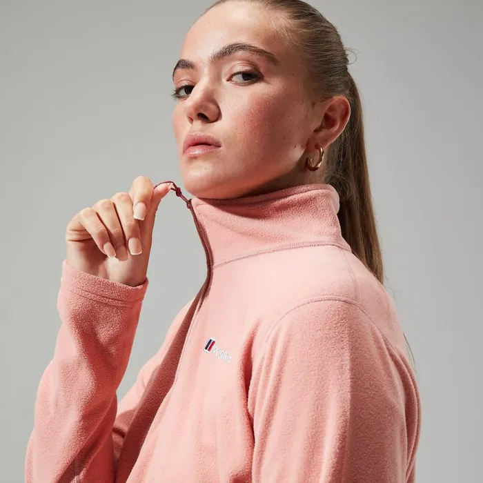 Berghaus Fleece Urban Prism Crop Half Zip 8211 Pink 8211 Women