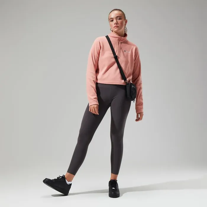 Berghaus Fleece Urban Prism Crop Half Zip 8211 Pink 8211 Women