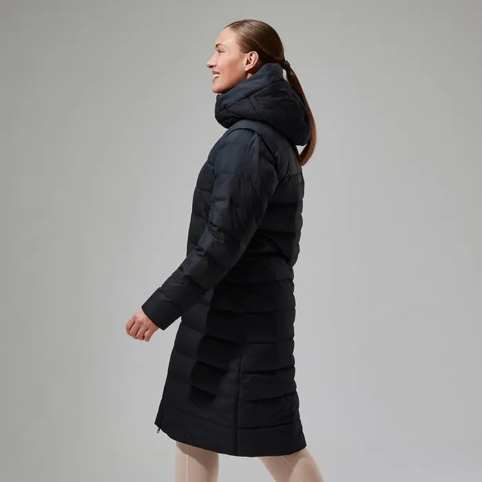 Berghaus Insulated Embo 4in1 Down Insulated Long Jacket 8211 Black 8211 Women