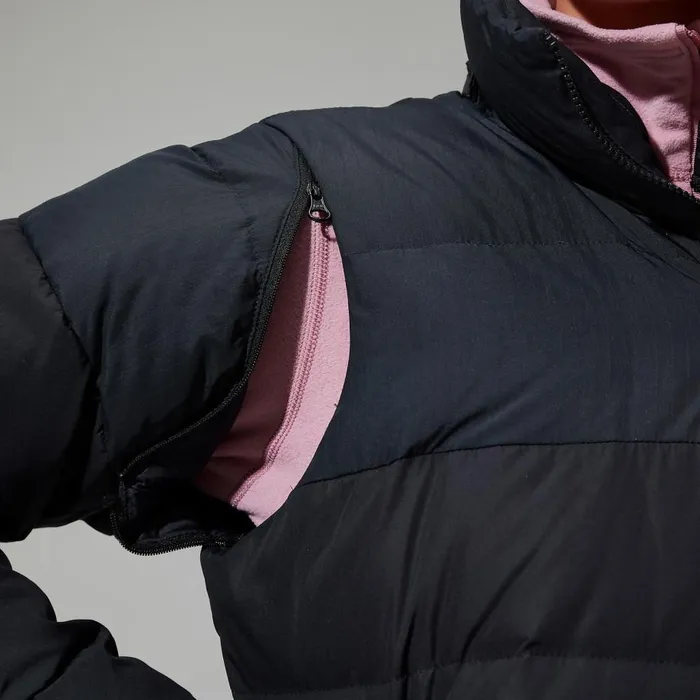 Berghaus Insulated Embo 4in1 Down Insulated Long Jacket 8211 Black 8211 Women