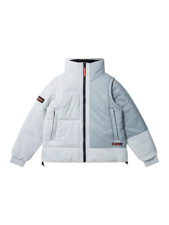 Berghaus Insulated Nelien Short Insulated Jacket 8211 White Grey 8211 Women
