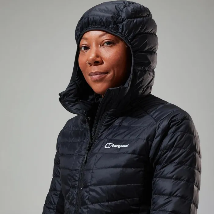 Berghaus Insulated Tephra 20 Hooded Insulated Jacket Black 8211 Women Berghaus Insulated Tephra 20 Hooded Insulated Jacket Black 8211 Women