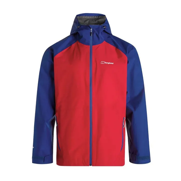 Berghaus Lightweight Paclite 20 Waterproof Jacket 8211 Red Blue 8211 Men