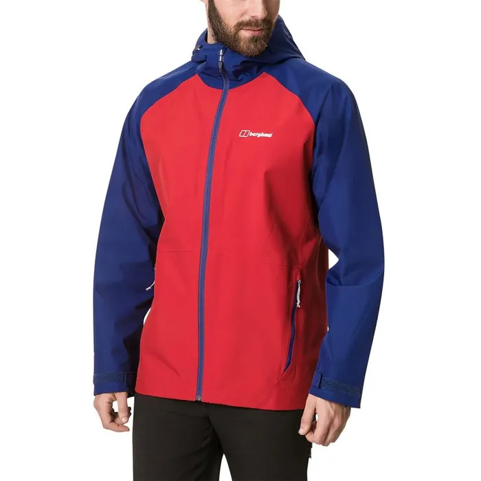 Berghaus Lightweight Paclite 20 Waterproof Jacket 8211 Red Blue 8211 Men