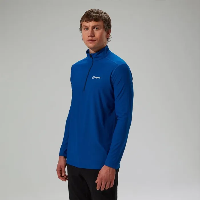 Berghaus TShirts 247 Half Zip Long Sleeve Tech Tee 8211 Blue 8211 Men Berghaus TShirts 247 Half Zip Long Sleeve Tech Tee 8211 Blue 8211 Men