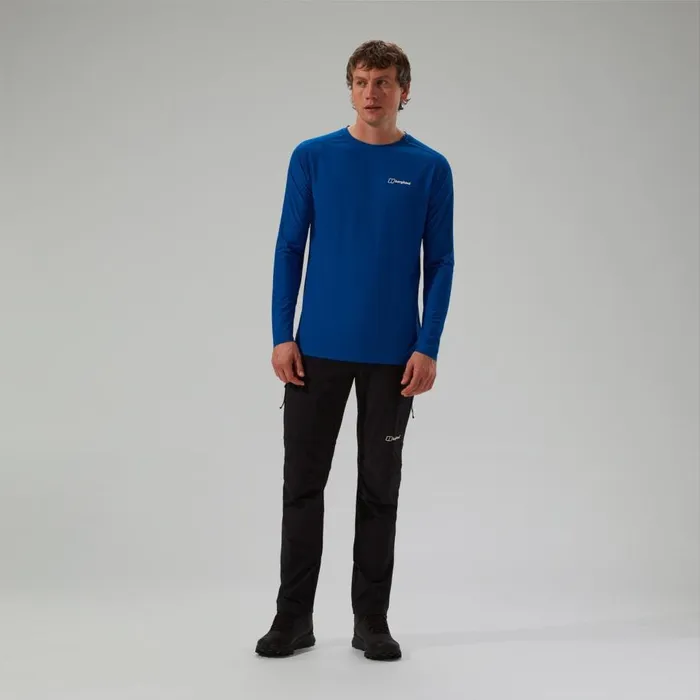 Berghaus TShirts 247 Half Zip Long Sleeve Tech Tee 8211 Blue 8211 Men Berghaus TShirts 247 Half Zip Long Sleeve Tech Tee 8211 Blue 8211 Men