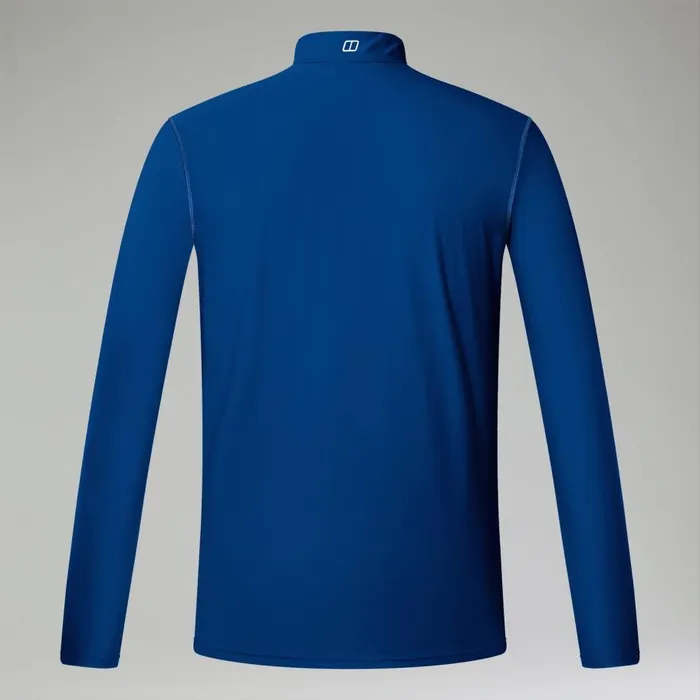Berghaus TShirts 247 Half Zip Long Sleeve Tech Tee 8211 Blue 8211 Men Berghaus TShirts 247 Half Zip Long Sleeve Tech Tee 8211 Blue 8211 Men