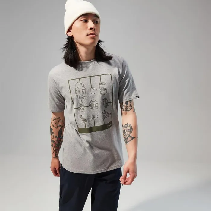 Berghaus TShirts Mens Hike Pack Short Sleeve Tee 8211 Dark Grey 8211 Men Berghaus TShirts Mens Hike Pack Short Sleeve Tee 8211 Dark Grey 8211 Men