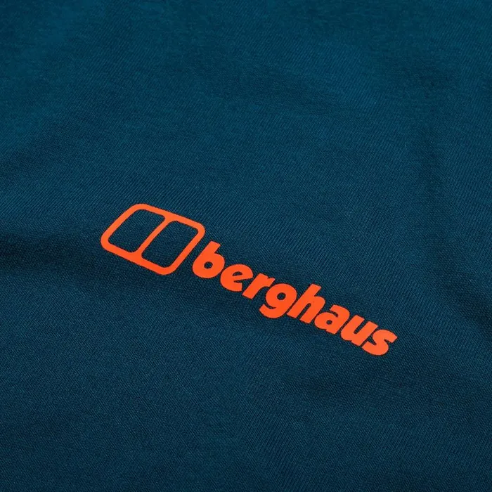 Berghaus TShirts MTN Silhouette Short Sleeve TShirt 8211 Blue 8211 Men Berghaus TShirts MTN Silhouette Short Sleeve TShirt 8211 Blue 8211 Men