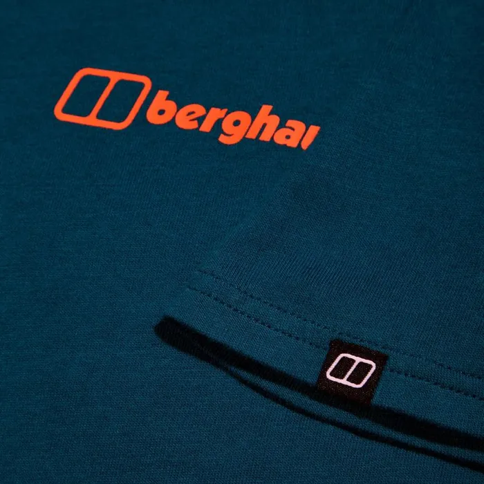 Berghaus TShirts MTN Silhouette Short Sleeve TShirt 8211 Blue 8211 Men Berghaus TShirts MTN Silhouette Short Sleeve TShirt 8211 Blue 8211 Men