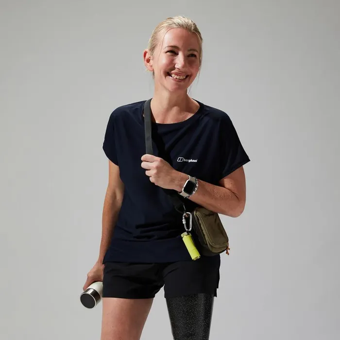 Berghaus TShirts Nesna Short Sleeve Baselayer 8211 Navy 8211 Women