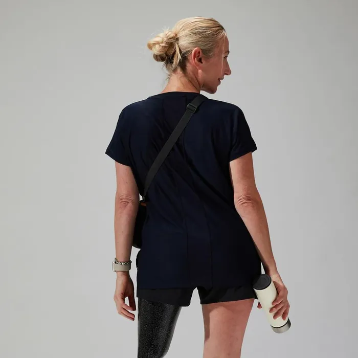 Berghaus TShirts Nesna Short Sleeve Baselayer 8211 Navy 8211 Women