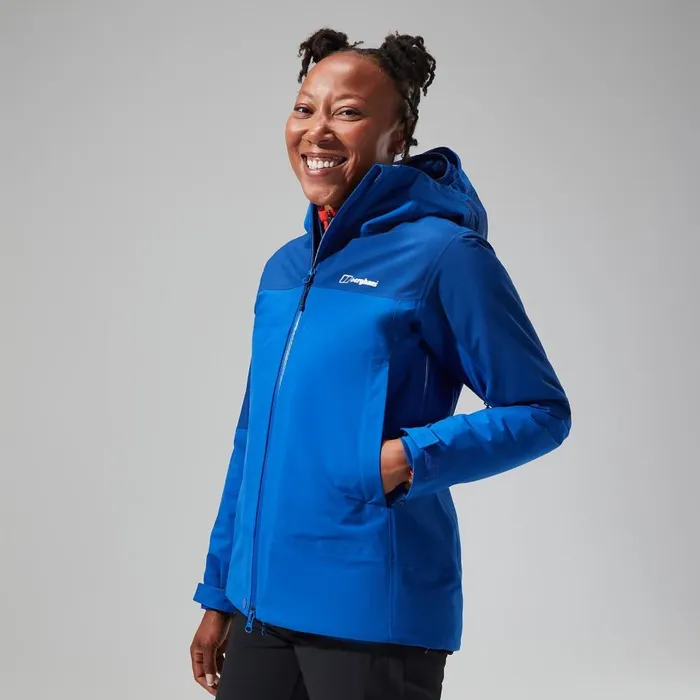 Berghaus Waterproof Highland Storm 3L Waterproof Jacket 8211 Blue 8211 Women