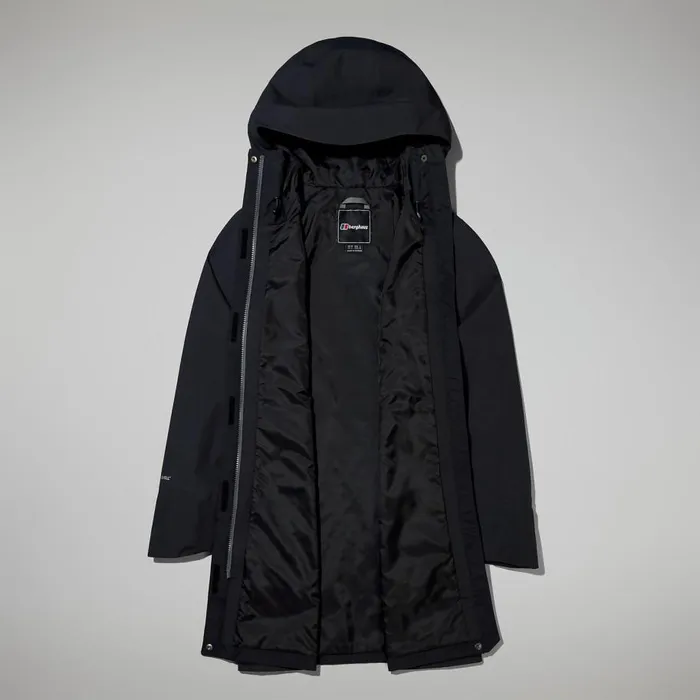 Berghaus Waterproof Omeara Long Jacket 8211 Black 8211 Women