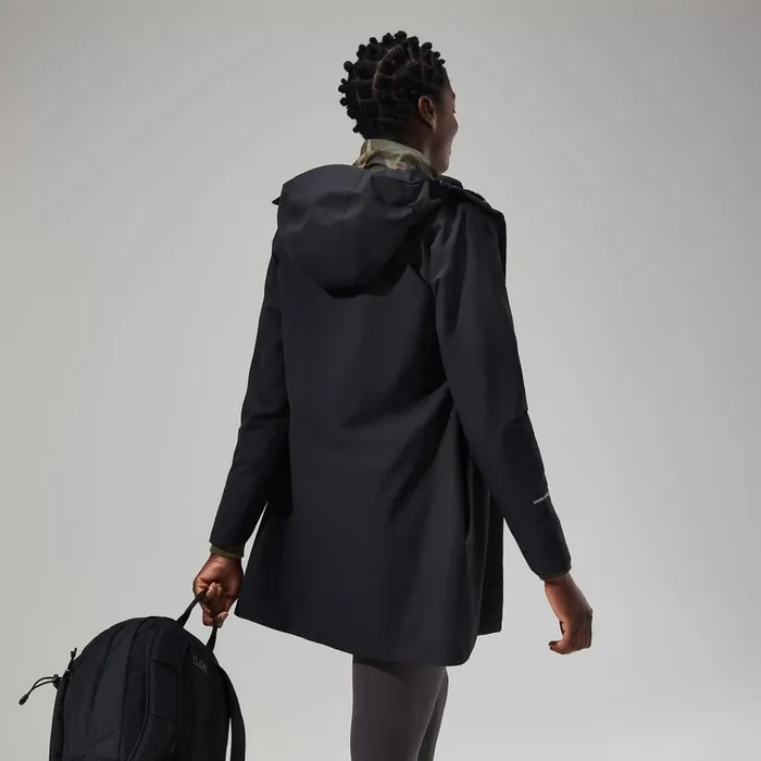 Berghaus Waterproof Omeara Long Jacket 8211 Black 8211 Women