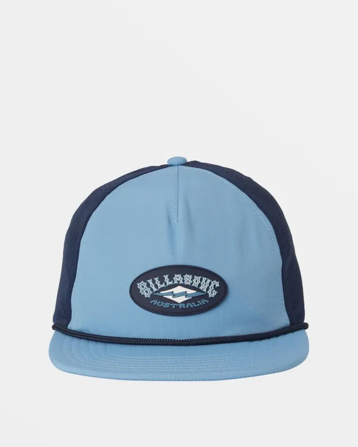 Billabong Beanies and Hats Crest Trucker Hat Washed Blue 8211 Men Billabong Beanies and Hats Crest Trucker Hat Washed Blue 8211 Men