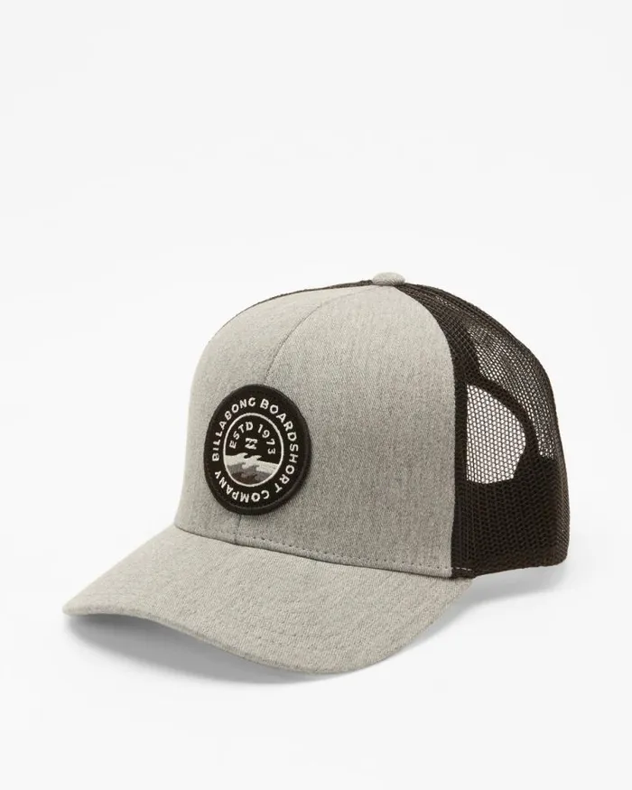 Billabong Beanies and Hats Walled Trucker Hat Grey Black 8211 Men Billabong Beanies and Hats Walled Trucker Hat Grey Black 8211 Men