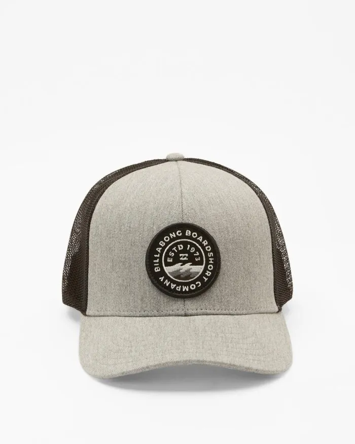 Billabong Beanies and Hats Walled Trucker Hat Grey Black 8211 Men Billabong Beanies and Hats Walled Trucker Hat Grey Black 8211 Men