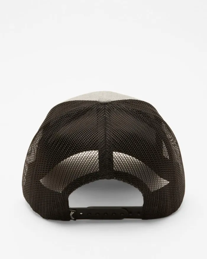 Billabong Beanies and Hats Walled Trucker Hat Grey Black 8211 Men Billabong Beanies and Hats Walled Trucker Hat Grey Black 8211 Men