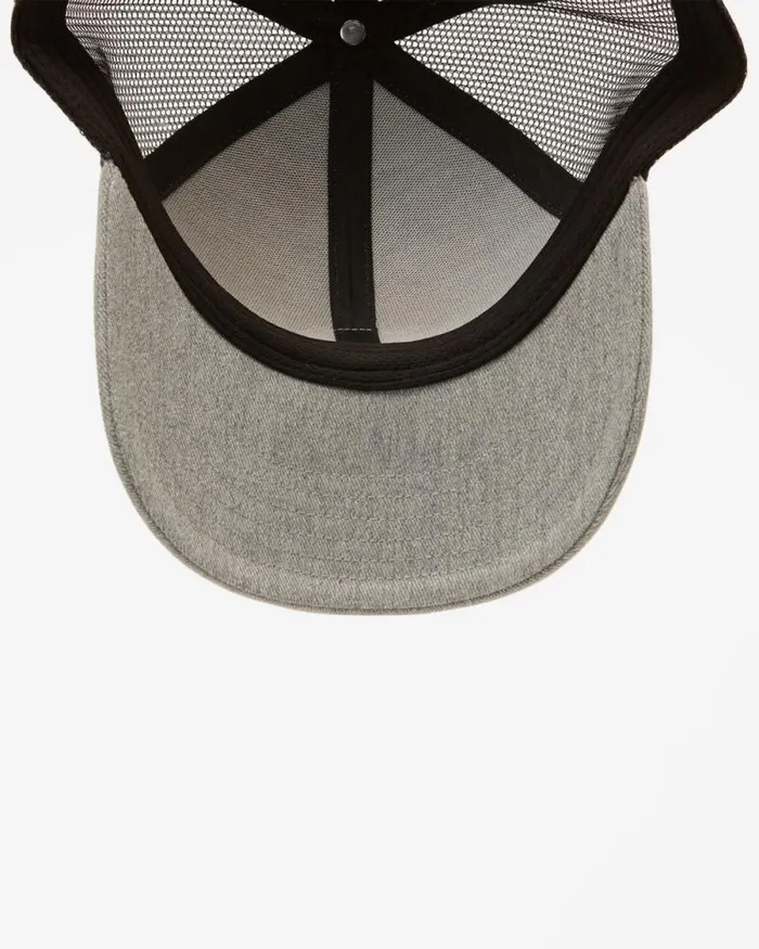 Billabong Beanies and Hats Walled Trucker Hat Grey Black 8211 Men Billabong Beanies and Hats Walled Trucker Hat Grey Black 8211 Men
